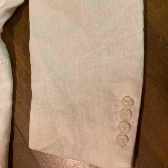 SADDLEBRED WHITE LINEN SPORTS COAT - Picture 5 of 8